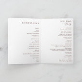 マルサラオータムフローラ |白い折り結婚曲げ プログラム (内部)