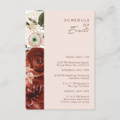 マルサラオータムフローラ |赤面スケジュールイベント エンクロージャーカード (正面)