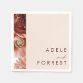 マルサラオータムフローラ |赤面結婚のナプキンス スタンダードカクテルナプキン (正面)