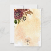 マルサラクレー&イエローブーケ結婚ーズ セーブザデート (裏面)