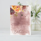 マルサラクレー&イエローブーケ詳細結婚ズ エンクロージャーカード (スタンド正面)