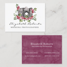 マルサラシックフローラ結婚カメラの写真家 名刺