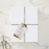 マルサラバラひまわり花予算安結婚価 ギフトタグ (より糸付き)