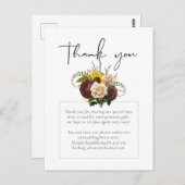 マルサラバラひまわり花予算安結婚価 ポストカード (正面/裏面)