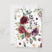 マルサラバラ悔やみや弔慰メモリ サンキューカード (裏面)