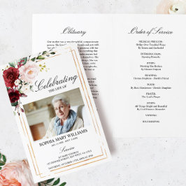 マルサラバラ葬儀プログラム |サービスの順序