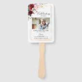 マルサラバラ葬式プログラムセット ハンドファン (正面)