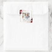 マルサラバラ記念葬儀広場ステッカー スクエアシール (バッグ)