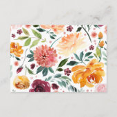 マルサラパンプキンファースト誕生日タイムカプセルカード エンクロージャーカード (裏面)