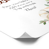 マルサラパンプキンフローラミモサバーサイン ポスター (角)