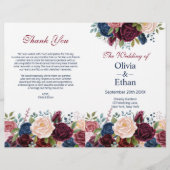 マルサラピンクのネイビー咲く花 (正面)