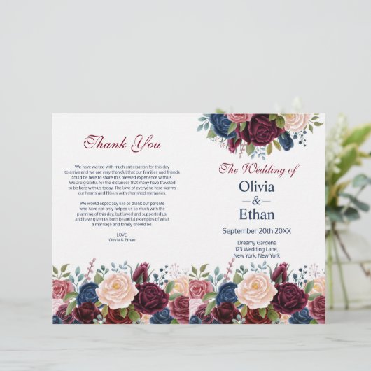 マルサラピンクのネイビー咲く花 (スタンド正面)