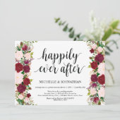 マルサラピンク結婚クフローラの駆け落ち披露宴 招待状 (スタンド正面)