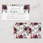 マルサラフラワーズ何枚のキスシャワーゲームカード プレイスカード (正面/裏面)