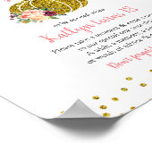 マルサラフローラカボチャ時間カプセルサイン ポスター (角)