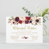 マルサラフローラ秋金ゴールドリハーサルディナーカード 招待状 (スタンド正面)