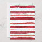 マルサラフローラ金ゴールドグリッター婚約パーティ 招待状 (裏面)