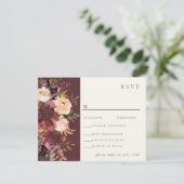 マルサラブルガンディーピーチウォーターのカラーフローラ 出欠カード (スタンド正面)