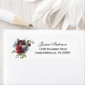 マルサラブルゴーニュとブルーウォーターのカラーフローラ ラベル (インサイチュ)