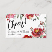 マルサラブルゴーニュフローラドリンクチケットインサートカード エンクロージャーカード (裏面)