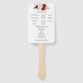 マルサラブルゴーニュ水彩バラプログラムファン ハンドファン (裏面)