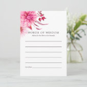 マルサラブルゴーニュ&赤面秋秋ベビーアドバイス アドバイスカード (スタンド正面)