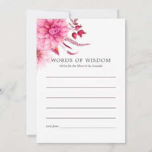 マルサラブルゴーニュ&赤面秋秋ベビーアドバイス アドバイスカード