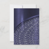 マルサラブルーナビブライダルシャワー誕生日スウィート16th 招待状 (裏面)