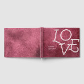 マルサラモダンラブシンプル結婚スのゲストブック ゲストブック (全面)