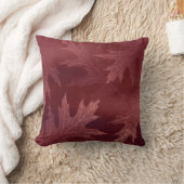 マルサラレッドオークの葉 クッション (ブランケット)