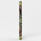 マルサラレッドオークレイエローティール(緑がかった色)バリろうけつ染めパターン Case-Mate iPhoneケース (裏面/右)