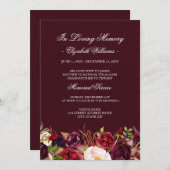 マルサラレッドブルゴーニュフローラメモリアル 招待状 (正面/裏面)