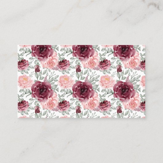 マルサラワインラッフルチケットブライダルシャワーカード プレイスカード (裏面)