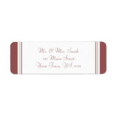 マルサラ差出人住所 ラベル (正面)