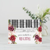 マルサラ水彩花の音楽リサイタル 招待状 (スタンド正面)