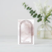 マルサラ洗浄アーチイヤリングディスプレイ 名刺 (スタンド正面)