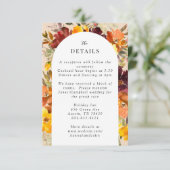 マルサラ素朴バーンオレンジ秋リース エンクロージャーカード (スタンド正面)