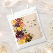 マルサラ素朴バーンオレンジ秋リース フェイバーバッグ (クリップ留めされた状態)