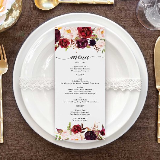 マルサラ素朴ブルゴーニュありがとうメニュー プログラム