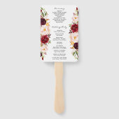 マルサラ素朴ブルゴーニュのファン番組テンプレート ハンドファン (裏面)