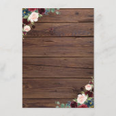 マルサラ素朴ブルゴーニュフローラのメ結婚ニュー メニュー (裏面)