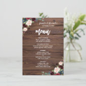 マルサラ素朴ブルゴーニュフローラのメ結婚ニュー メニュー (スタンド正面)