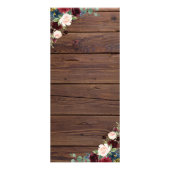 マルサラ素朴ブルゴーニュフローラのメ結婚ニュー ラックカード (裏面)