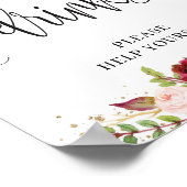 マルサラ素朴ブルゴーニュフローラ金ゴールドドリンク看板 ポスター (角)