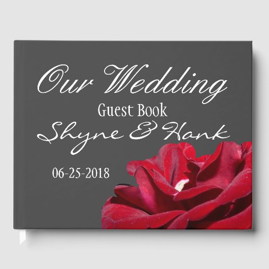 マルサラ結婚のゲストブック ゲストブック (正面)