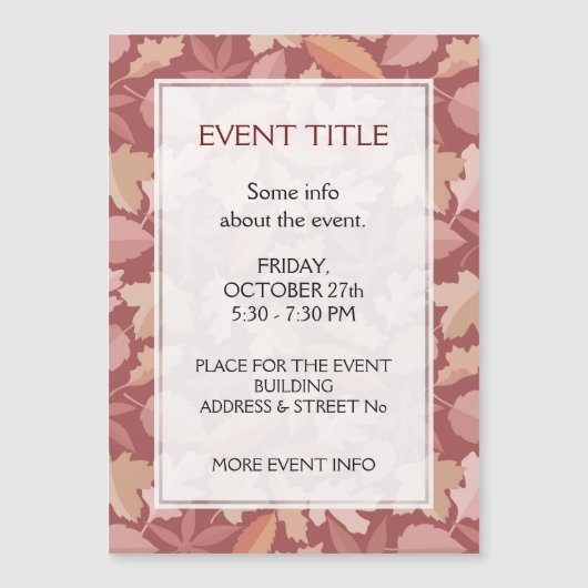 マルサラ葉の模様 (正面)