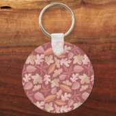 マルサラ葉の模様 キーホルダー (正面)