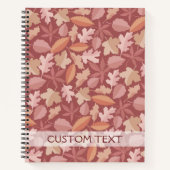 マルサラ葉の模様 ノートブック (正面)