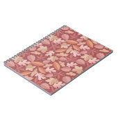 マルサラ葉の模様 ノートブック (左側)