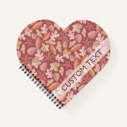 マルサラ葉の模様 ノートブック (正面)